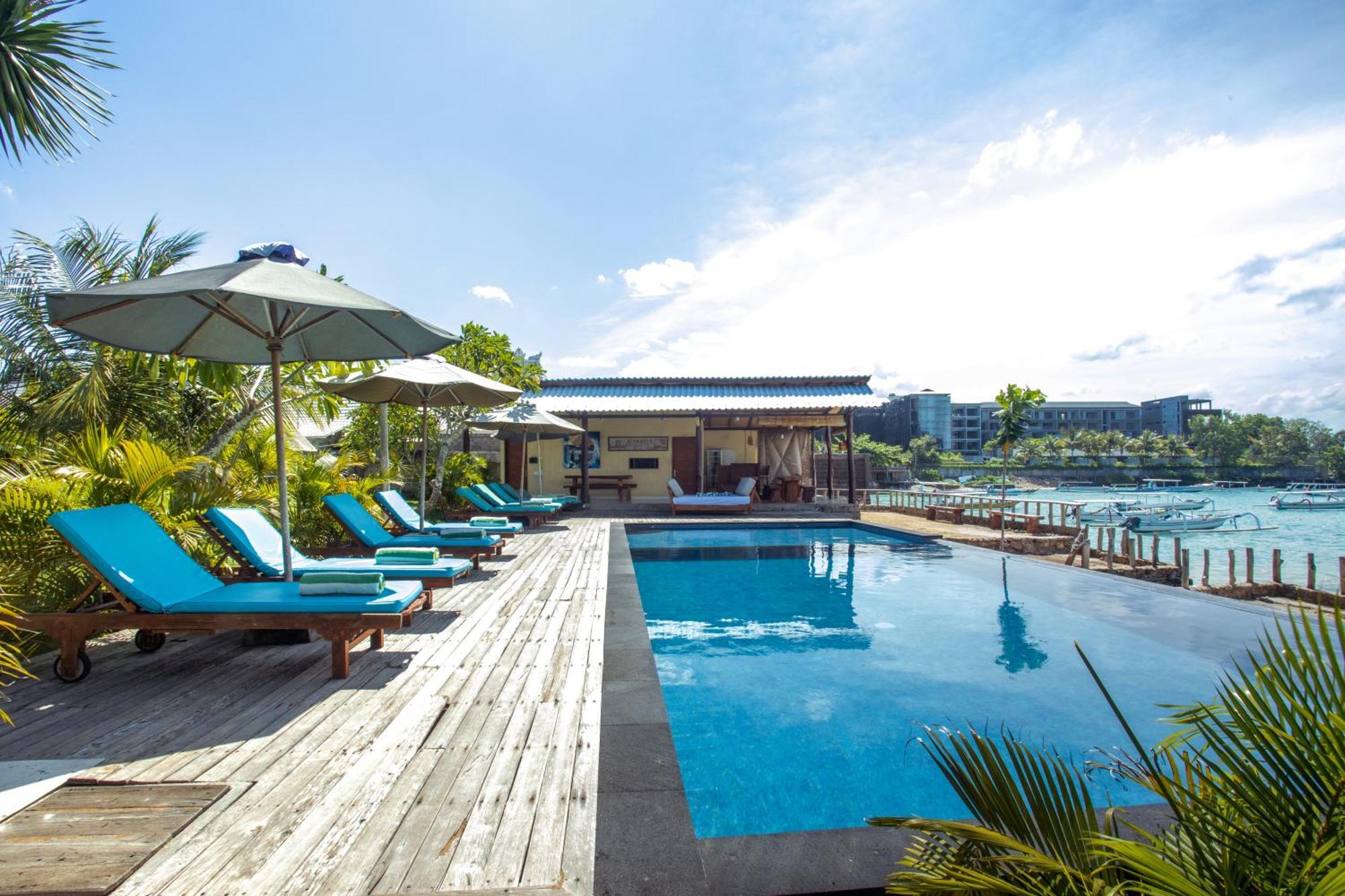 D'Muncuk Huts Lembongan Hotel Exterior foto